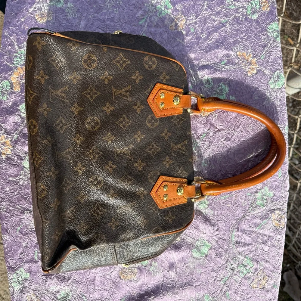 Louis Vuitton Dark Brown Monogram Satchel - Picture 8 of 13